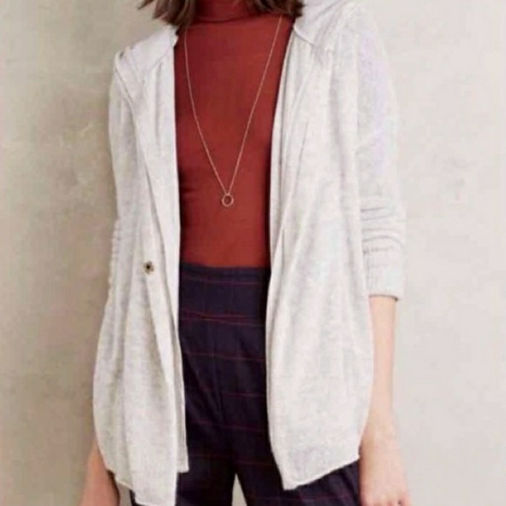 Anthropologie hooded sweater M
